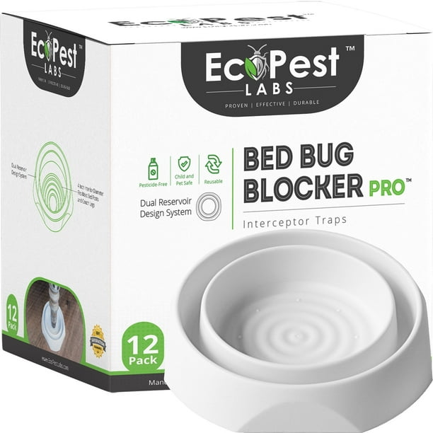 Bed Bug Blocker (Pro) Interceptor Traps — 12 Pack Interceptors