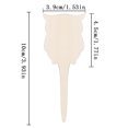 thumbnail image 3 of JoyMoreHome 10Pcs Bamboo Plant Labels, T-Type Wooden Plant Marker Garden Sign Tags Garden Markers for Seed Potted Herbs Flowers Vegetables, 3 of 7
