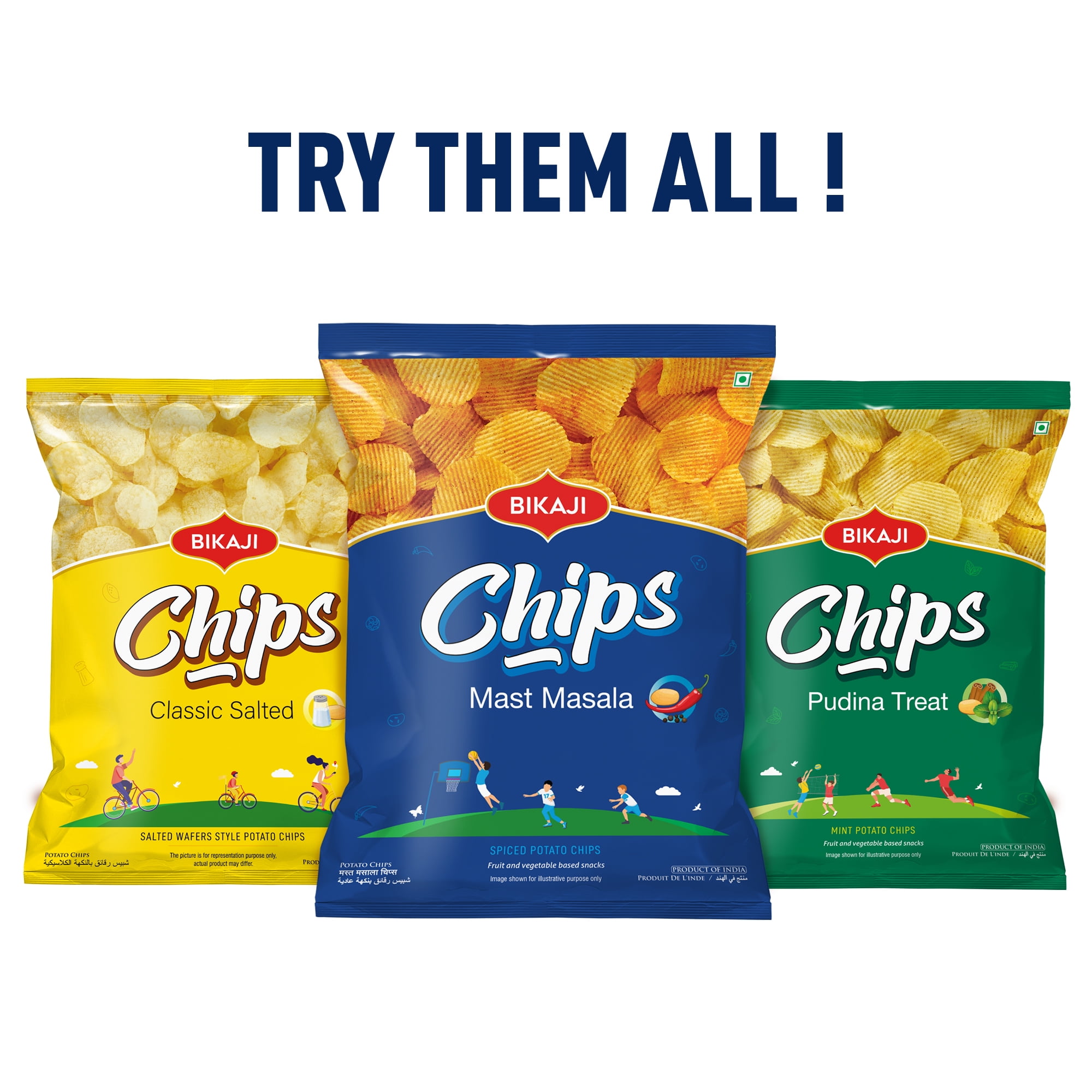 Bikaji Chips Pudina Treat, 80g