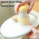 thumbnail image 3 of kitchen brush with fiber cleaning ball for pots and dishes, 3 of 4