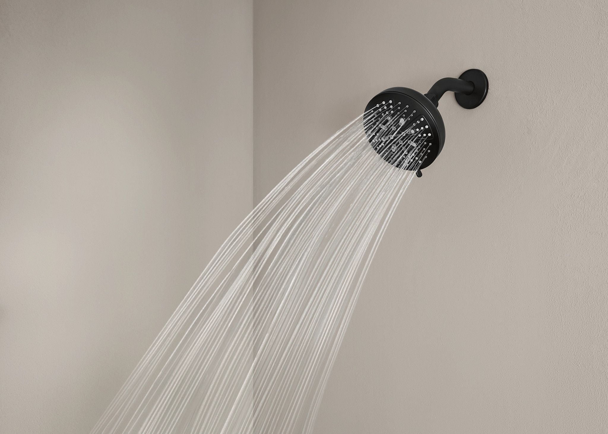 Moen Hydro Energetix Matte Black Showerhead with Eight Spray