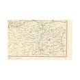 thumbnail image 2 of Historical Civil War Map - Mississippi Alabama Georgia Confederate Army - Bien 1895 - WallArt, 2 of 4