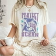 thumbnail image 4 of Protect Our Ocean T-Shirt – Save the Sea Graphic Tee with Whales, Sea Turtle, Seahorse, Marine Life Conservation Shirt, Eco-Friendly Gift for Ocean Lovers, Divers & Environmentalists, 4 of 7