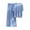 Blue1, variant on Maean Lounge Sets for Women 2 Piece Outfits Knit Short Sleeve Pullover Tops Wide Leg Pants Casual Sweater Sets