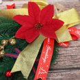thumbnail image 3 of Guirnalda de Navidad ANGGREK decorativa de flores de seda 45x25 cm, 3 of 8