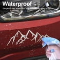 thumbnail image 4 of Vinyl Snow Mountain Tree Sticker, Trunk Logo Sticker, Car Exterior Accessories, Universal for Car, Window and Laptop (White), 4 of 5