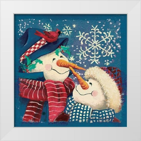 Phillips, Anita 15x15 White Modern Wood Framed Museum Art Print Titled - Nose to Nose