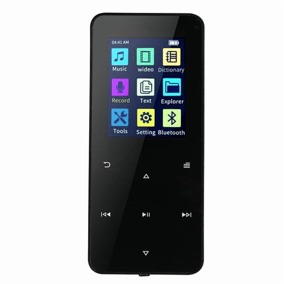 64G Metal Bluetooth Touchscreen MP3 Player with 1.8 Inch TFT Screen 5.0 Video and E-Book TXT