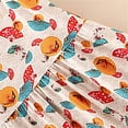 thumbnail image 6 of Spazoro Toddler Girls Midi Dresses, Sleeveless Crew Neck A-Line Cute Print Casual Summer Dresses for Girls Beige Size 7-8, 6 of 6