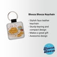 thumbnail image 2 of Kawaii Chicken Nuggets Faux Leather Square Keychain, 2 of 7