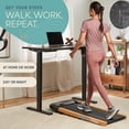 thumbnail image 4 of LifePro TimberTrek Walking Pad – Under Desk Treadmill for Home & Office, Quiet Portable Walking Machine with Remote Control, LED Display, Wood Finish – No Assembly Needed, 4 of 9