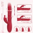 thumbnail image 5 of TLUDA Vibrating Dildo Women Vibrator, Dildo Vibrator with Suction Cup, G Spot Vibrator for Women, 5 of 6