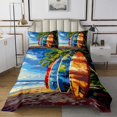 thumbnail image 1 of Erosebridal Cartoon Surfboard Coverlet Set Twin, Sailing Sports Bedding Set, Ocean Coastal Decor, 1 of 5