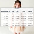 thumbnail image 3 of Zpanxa Girls Dresses, Girl's Sequin Mesh Camisole Dress Pearl Decor Sleeveless Nightgown Princess Dresses Beige 7 Years, 3 of 8