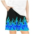 thumbnail image 2 of Babcutegg Boys Casual Shorts, Elastic Waist With Pockets Short Pants for Child Blue 11-12 T, 2 of 4