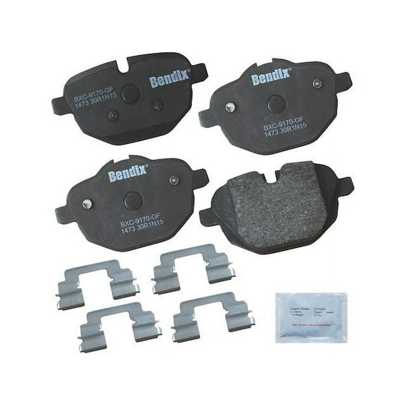 Rear Brake Pad Set - Compatible with 2011 - 2021 BMW X3 2012 2013 2014 2015 2016 2017 2018 2019 2020