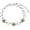 Aug -Peridot Green, variant on SISGEM Mother's Day 3 Heart Birthstone Bracelet 925 Sterling Silver Gemstone Bracelets Jewelry Gifts for Women Wife Mother 6.5-inch Chain and 2-inch Extender