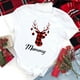 thumbnail image 4 of Camisetas familiares a juego con estampado de ciervos personalizados, camisetas familiares navideñas, trajes personalizados con nombre para niños, camisetas de aspecto familiar, mamelucos para bebés, 4 of 5