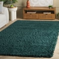 thumbnail image 2 of SAFAVIEH Fontana Jamie Solid Shag Area Rug, Dark Green, 9' x 12', 2 of 7