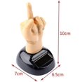 thumbnail image 2 of XYCCA Car Dashboard Solar Powered Mid Finger Shaking Toy Dancing Figure Toy Decorative Toy Figures Playsets, Learning and Education-5283, 2 of 4