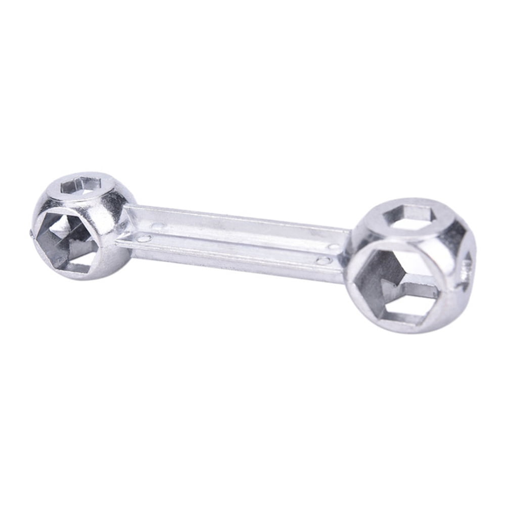 10in1 6-15mm Mini Bicycle Repair Tool Dog Bone Shape Wrench Hexagon Hole Spanner for sale online 