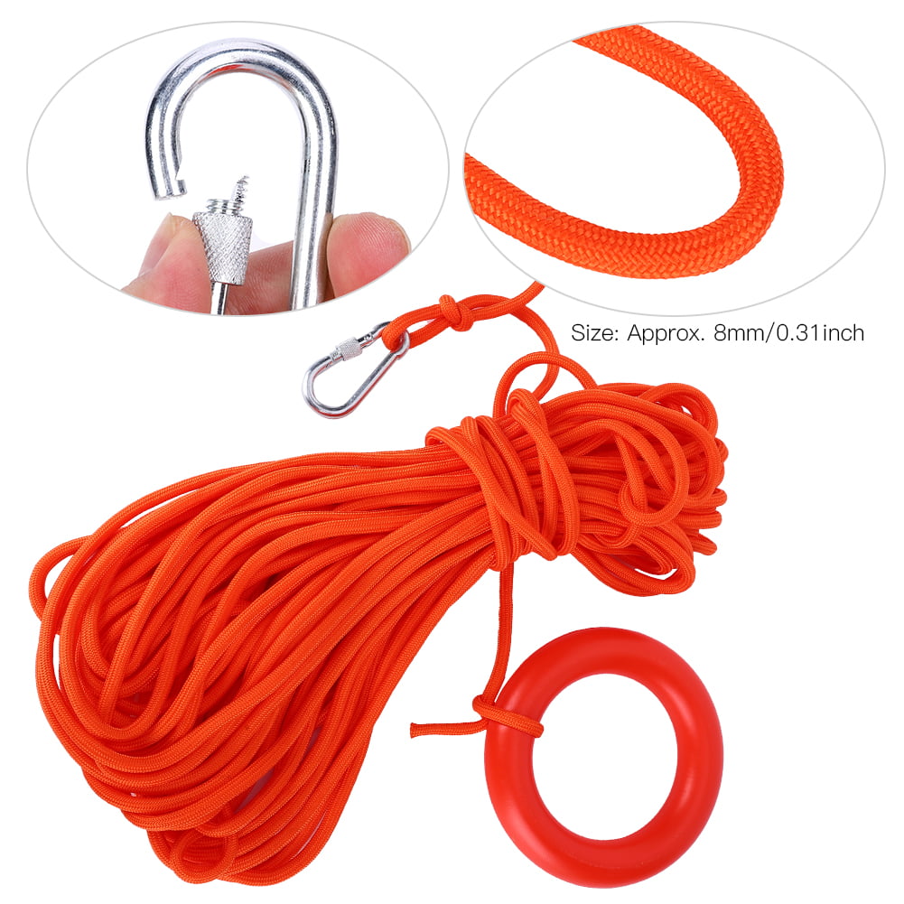 30m Safety Water Rescue Life Saving Rope for Swim Pool Swimming Ring Boating 
