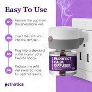 Petnatics Purrfect Calming Diffuser Refill for Cats – 30 Day Replacement Pack