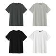 thumbnail image 3 of Playera Ovesize Varios Colores Paquete 4 Pz Algodon Peinado, 3 of 6