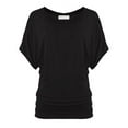 thumbnail image 2 of Free to Live 3 Pack Short Sleeve Casual Women's Dolman Tops, 2 of 7