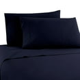 thumbnail image 5 of The Great American Store- 1800 Series Brushed Microfiber Attached Waterbed Sheet Set WITH POLE INSERT 25 Inch Deep Pocket King / Cal King Size - Wrinkle, Fade & Stain Resistant, Solid Navy Blue, 5 of 7
