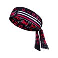 thumbnail image 3 of UJNDER Ladies Ribbon Sports Yoga Hair Tie Headband Care Awareness Flowing Scarf Band Headbands for Women,Black1,One Size, 3 of 3
