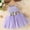 Purple, variant on Girls Camisole Dress Casual Crew Neck Sleeveless Dresses Size 3 Y