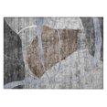 thumbnail image 2 of Addison Rugs Chantille Indoor/Outdoor Transitional Modern Chocolate Washable Rectangle Rug, 1'8" x 2'6", 2 of 6