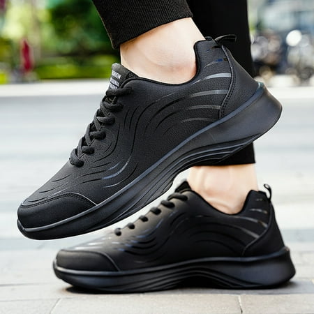 

Cathalem Mens Shoes Casual Leather Laace Up Solid Casual Fashion Simple Shoes Student Running Shoes Sneaker for Men C 12