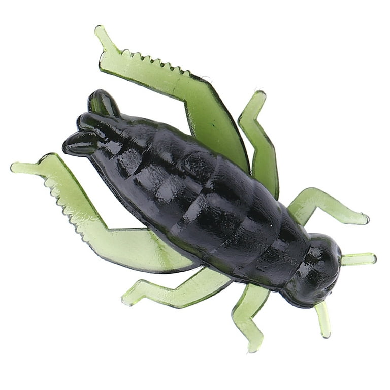 10pcs Cricket Fishing Lure Grasshopper Floating Silicone Artificial Insect  Bait