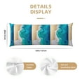 thumbnail image 3 of Fotbe Beach Funda para Almohada Corporal con Diseño, Funda de Microfibra Ultrasuave de 20x54 Pulgadas, Ropa de Cama Elegante, 3 of 7
