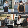 thumbnail image 4 of Carry-on Travel Backpack for Men and Women, Large Laptop Backpack with USB Charging Port for Work, Classic College Backpacks, Anti-theft Business Backpack for Daycare Black, 4 of 7