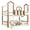 Beige, variant on Bellemave Full Over Full House Bunk Bed with Storage, Wood Detachable Design Floor Bunk Bed Frame with Bookshelf, Drawer, Roof and Windows for Teens Kids Boys Girls, Playhouse Design(Beige)