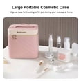 thumbnail image 4 of Travel Makeup Case Large Portable Cosmetic Case Professional Makeup Storage Organizer Box Make Up Carrier for Women and Girls, 4 of 8