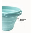 thumbnail image 4 of SAMMART 10L (2.6 Gallon) Collapsible Plastic Bucket - Foldable Round Tub - Portable Fishing Water Pail - Space Saving Outdoor Waterpot, Size 33cm Dia, 4 of 5