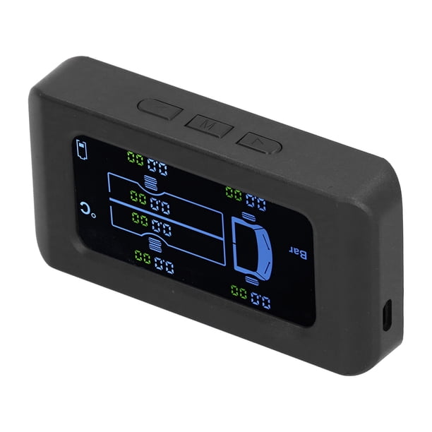 TPMS solar, monitor de presión de neumáticos universal TPMS para automóvil, alarma de presión de neumáticos, diseño a prueba de futuro