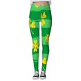 thumbnail image 3 of WILLBEST Leggings de Yoga Estampados Informales para Mujer, de Cintura Alta, para Entrenar, Correr, Cómodos, Elásticos Y con control Deportivo. Mediana, 3 of 4
