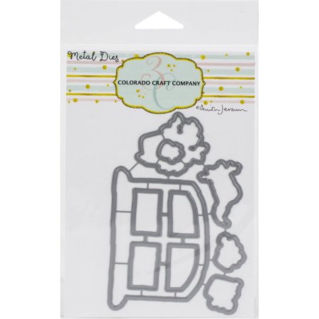 UPC: 0810043854528 | Colorado Craft Company Metal Die Set-New Day Windowsill-By Anita Jeram