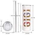 thumbnail image 2 of Gigi Tumbler with Lid and Straw,20 oz Gigi Stainless Steel Insulated Water Bottle Coffee Mug Cup,Best Gigi Eve Gifts, Birthday/Mother''s Day/Christmas day gifts from granddaughter Grandson, 2 of 6