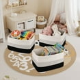 thumbnail image 5 of CHERISHGARD Storage Basket, Laundry Basket 3 Pieces, Woven Baskets for Storage for Toys, Towel, 5 of 8