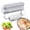 White, variant on Magnetic Foil and Plastic Wrap Organizer, 3-in-1 Wall Mount Kitchen Wrap Holder