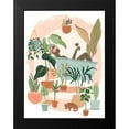 thumbnail image 2 of Vess, June Erica 12x14 Black Modern Framed Museum Art Print Titled - Plant Lady Bath II, 2 of 5