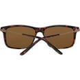 thumbnail image 3 of Timberland DARK HAVANA/BROWN Men's Tortoise Rectangle Plastic Lens Sunglasses, 3 of 4
