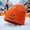 Orange, variant on Halloween Pumpkin Knitted Beanie Hat Winter Thick Warm Soft Cute Hat for Halloween Orange Free Size