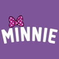 thumbnail image 2 of Girl's Mickey & Friends Minnie Graphic Tee Purple Berry X Small, 2 of 4